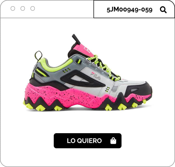 ZAPATILLAS FILA MUJERES 5JM00949-059 OAKMONT TR GRIS