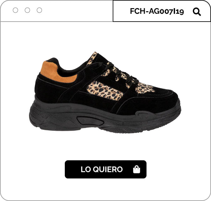 ZAPATILLAS FOOTLOOSE MUJERES FCH-AG007I19 NEGRO