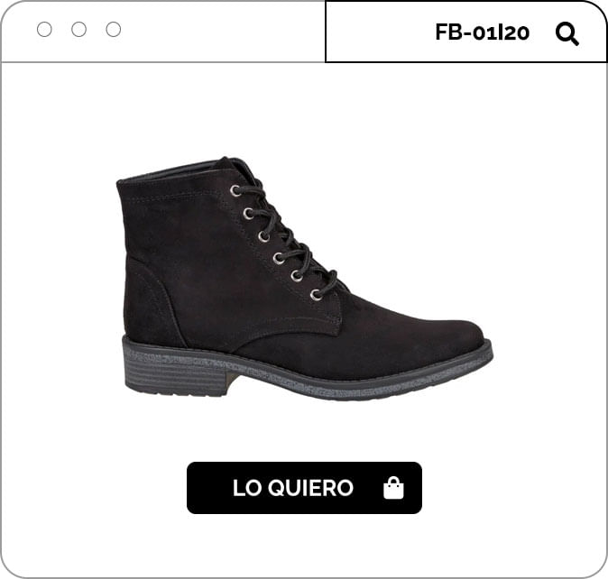 BOTINES FOOTLOOSE MUJERES FB-01I20 NEGRO