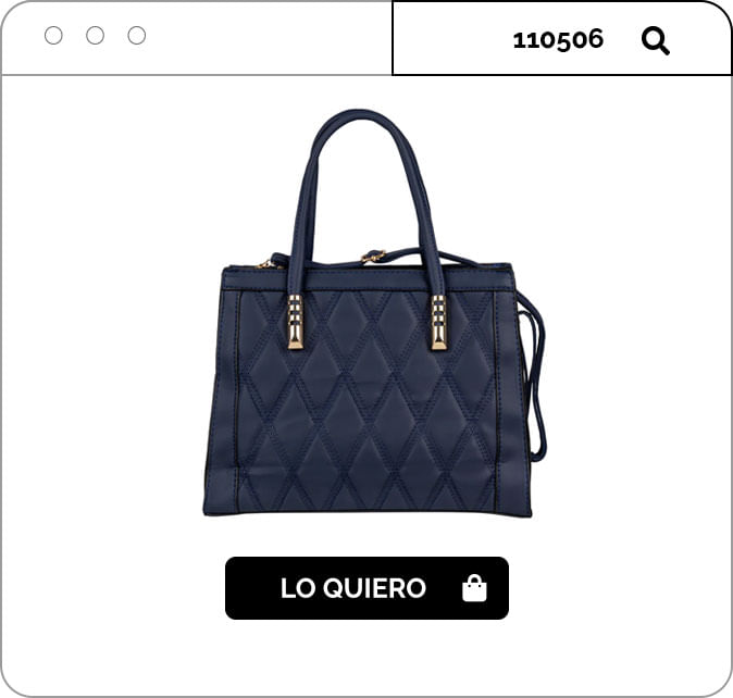 CARTERA MIO STYLE MUJERES 110506 AZULINO