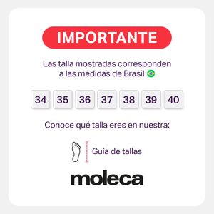 Zapatillas Moleca Mujeres 5740.201.7800