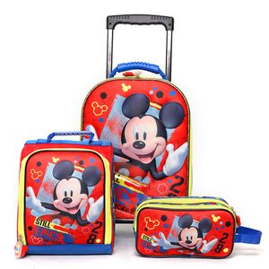Set 3P Maleta Scool Pre Escolar Dy802548 Mickey