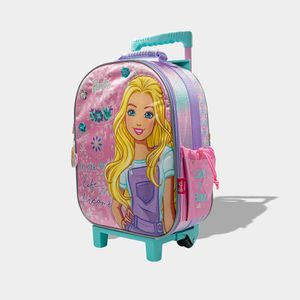 Maleta Escolar Childrens Club Pre Escolar Ba00F4 Barbie Textil