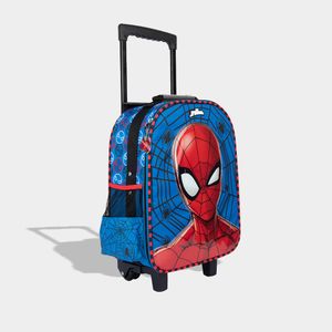 Maleta Escolar Artesco Pre Escolar Ar16380114 Spiderman Microfibra