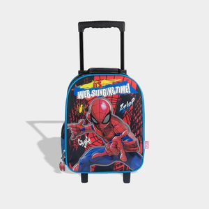 Maleta Escolar Artesco Pre Escolar Ar16380120 Spiderman Microfibra