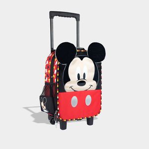 Maleta Escolar Artesco Pre Escolar Ar16380158 Mickey Microfibra