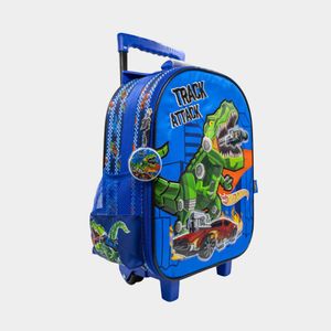 Maleta Escolar Childrens Club Pre Escolar 6Htw2000016 Hot Wheels Textil