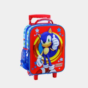 Set 3P Maleta Escolar Scool Pre Escolar 803978 Sonic Eva