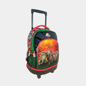 Set 3P Mochi-Rueda Escolar Scool Pre Escolar 804021 Jurassic Park Eva