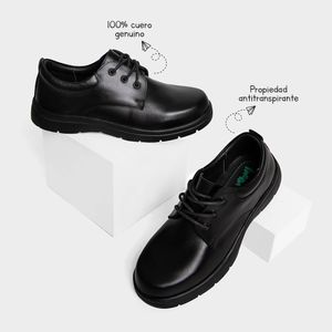 Zapatos Escolar Faena Junior Fbk-012 Justin Cuero