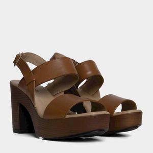 Sandalias Casuales Top Model Mujeres Tmo-N0032 Cuero