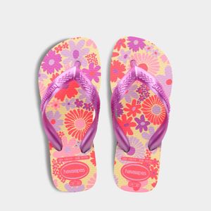 Sandalias Playeras Havaianas Pre Escolares 4000052-9256 Kids Flores