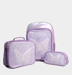 Pack Escolar R18 para Niñas Mariposa