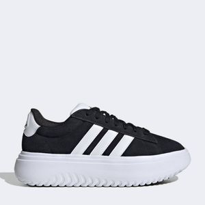 Zapatillas Urbanas Adidas Mujeres Ie1102 Grand Court Platform Cuero