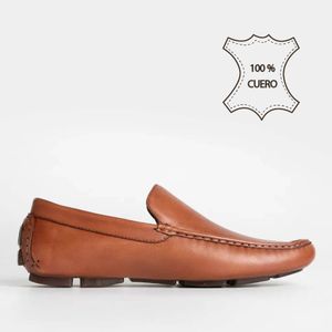 Mocasines Renzo Renzini Hombres Ra-021  Cuero