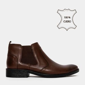Botines Renzo Renzini Hombres Rcf-034 Cuero