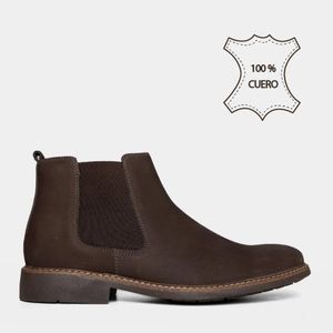 Botines Renzo Renzini Hombres Rcf-035 Cuero