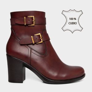Botines Casuales Top Model Mujeres Tbk-019 Krystal Cuero