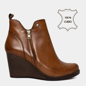Botines Casuales Top Model Mujeres Tms-002 Esmi Cuero