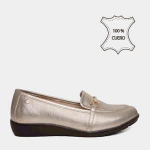 Mocasines Casuales Top Model Mujeres Tmo-N0012 Cuero